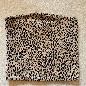 Brandy Melville Cheetah print tube top